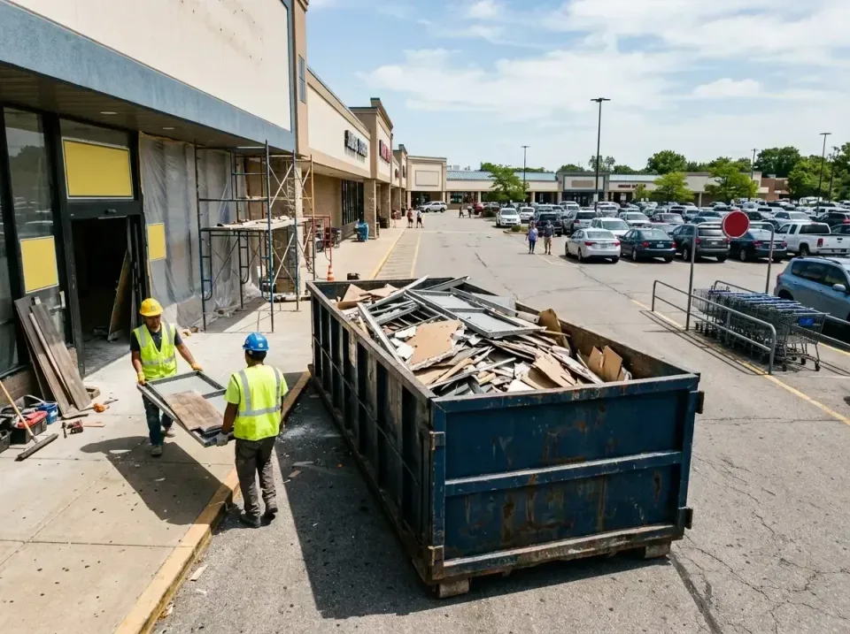 retail-store-renovation-debris-003 — frequently asked questions, Roll-off Dumpster Rentals in Edwardsville, KS
